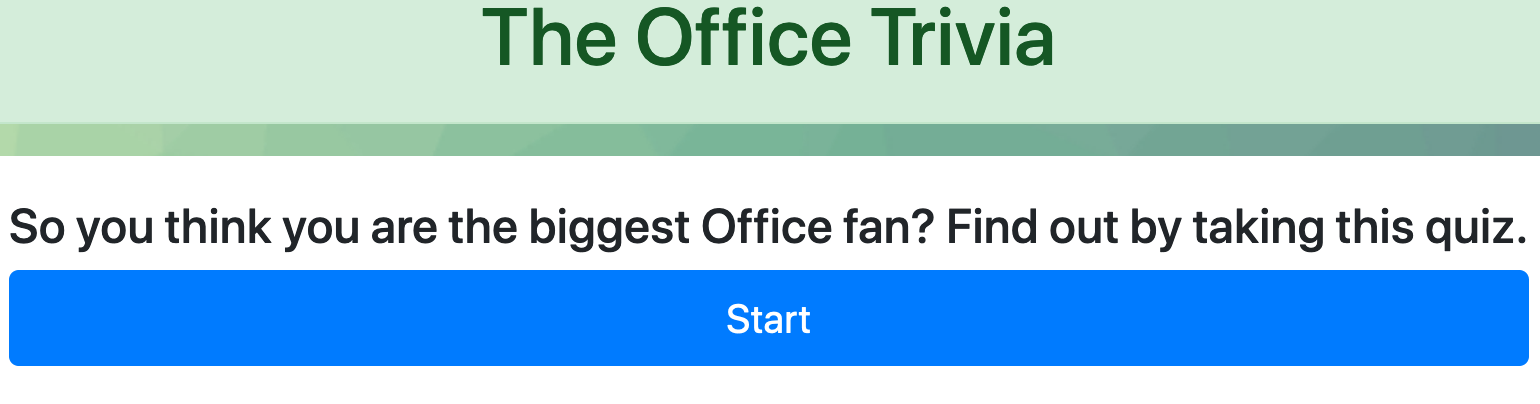Trivia Game