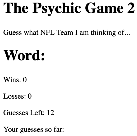 Word Guess